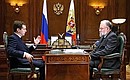 С Председателем Центральной избирательной комиссии Владимиром Чуровым.