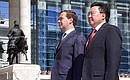 С Президентом Монголии Цахиагийном Элбэгдоржем.