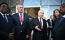 В ходе визита в Кронштадт Владимир Путин пригласил иностранных гостей посетить Музей военно-морской славы.