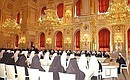 Meeting with participants of the Bishops\' Council of the Russian Orthodox Church.
