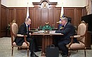 С председателем правления компании «Роснефть» Игорем Сечиным.