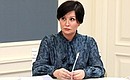 General Director of Agency for Strategic Initiatives Svetlana Chupsheva.
