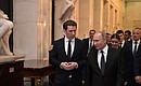 Visiting the State Hermitage. With Federal Chancellor of Austria Sebastian Kurz.
