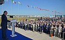 Открытие Международного авиационно-космического салона МАКС-2015.