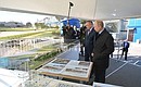 Врио губернатора Санкт-Петербурга Александр Беглов представил Владимиру Путину проект по созданию парковой зоны на набережной Малой Невы, на проспекте Добролюбова, в исторической части Санкт-Петербурга.