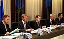 Заседание совета по созданию Международного финансового центра в России.