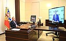 Встреча с председателем правления Сбербанка Германом Грефом (в режиме видеоконференции).