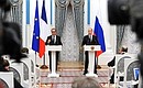 Во время пресс-конференции по итогам встречи с Президентом Франции Франсуа Олландом.