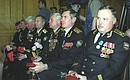 Церемония вручения государственных наград военнослужащим Черноморского флота.