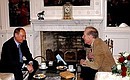 Встреча с народным артистом СССР, лауреатом Государственной премии РСФСР Георгием Жжёновым.