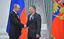 Орденом Почёта награждён механизатор компании «Аксайская нива» Анатолий Шамрин.