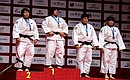 Winners of International Jigoro Kano Junior Judo Tournament.