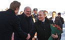 With President of the Republic of Belarus Alexander Lukashenko. Photo: Sergei Karpukhin, TASS