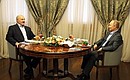 С Президентом Белоруссии Александром Лукашенко. Фото пресс-службы Президента Республики Беларусь