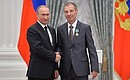 Laboratory head at the Vector State Virology and Biotechnology Research Centre Oleg Pyankov awarded the Order of Friendship.