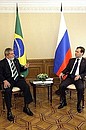 С Президентом Бразилии Луисом Инасиу Лулой да Силвой.