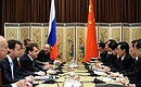 Российско-китайские переговоры.