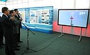 Глава государства наблюдает в режиме видеоконференции за запуском проекта промышленной добычи метана из угольных пластов Кузбасского бассейна.