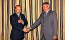 С президентом нефтяной компании «ЛУКОЙЛ» Вагитом Алекперовым.