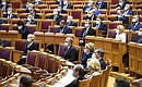 Участники заседания Совета законодателей. Фото РИА «Новости»