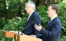 Заявления для прессы по итогам встречи с Премьер-министром Люксембурга Жан-Клодом Юнкером.