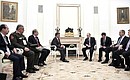 Meeting with King Abdullah II of Jordan.