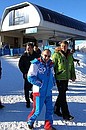 At the Krasnaya Polyana Alpine Ski Resort.