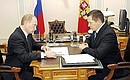 Meeting with Natural Resources Minister Yury Trutnyev.
