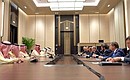 Meeting with Deputy Crown Prince of Saudi Arabia Mohammad bin Salman Al Saud.