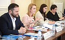 Maria Lvova-Belova chaired a meeting of the Public Council under the Commissioner for Children’s Rights. Photo by the press service of the Presidential Commissioner for Children's Rights