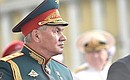 Главный военно-морской парад. Министр обороны Сергей Шойгу.