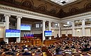 At a meeting with members of the Council of Legislators. Photo: RIA Novosti