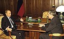 Рабочая встреча с послом Российской Федерации в Грузии Владимиром Чхиквишвили.