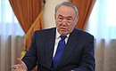 Meeting of the Supreme Eurasian Economic Council. President of Kazakhstan Nursultan Nazarbayev.