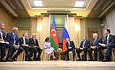 Meeting with First Vice-President of Azerbaijan Mehriban Aliyeva.