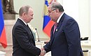 Alisher Usmanov, founder of USM Holdings group, is awarded the decoration For Beneficence.