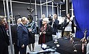В ходе посещения Всероссийского государственного института кинематографии имени С.А.Герасимова Владимир Путин осмотрел мастерскую объемно-кукольной анимации.