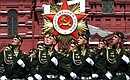 Военный парад в ознаменование 75-й годовщины Победы в Великой Отечественной войне. Фото РИА «Новости»