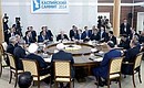 Expanded format meeting of heads of state taking part in the Fourth Caspian Summit.
