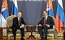 С Председателем Правительства Сербии Александром Вучичем.