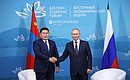 С Премьер-министром Монголии Лувсаннамсрайн Оюун-Эрдэнэ. Фото: Алеев Егор, Фотохост-агентство ТАСС