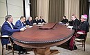 Встреча с государственным секретарём Ватикана Пьетро Паролином.