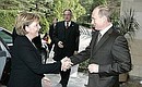 Встреча с Федеральным канцлером ФРГ Ангелой Меркель.