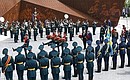 Церемония открытия Ржевского мемориала Советскому солдату. Фото РИА «Новости»