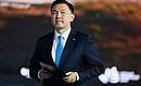 Премьер-министр Монголии Ням-Осорын Учрал на пленарном заседании XI Восточного экономического форума. Фото: Владимир Смирнов, ТАСС