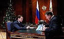 С губернатором Тульской области Вячеславом Дудкой.