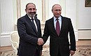 With Prime Minister of Armenia Nikol Pashinyan.
