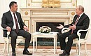 Беседа с Президентом Киргизии Садыром Жапаровым. Фото ТАСС