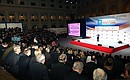 At the opening of the Transport of Russia International Forum.