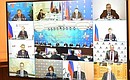 Участники встречи с членами правления Российского союза промышленников и предпринимателей.
